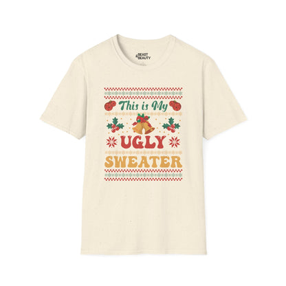 this is my ugly sweater christmas t-shirt natural t-shirt uk Christmas gift idea
