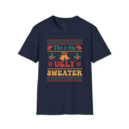 this is my ugly sweater christmas t-shirt navy t-shirt uk Christmas gift idea