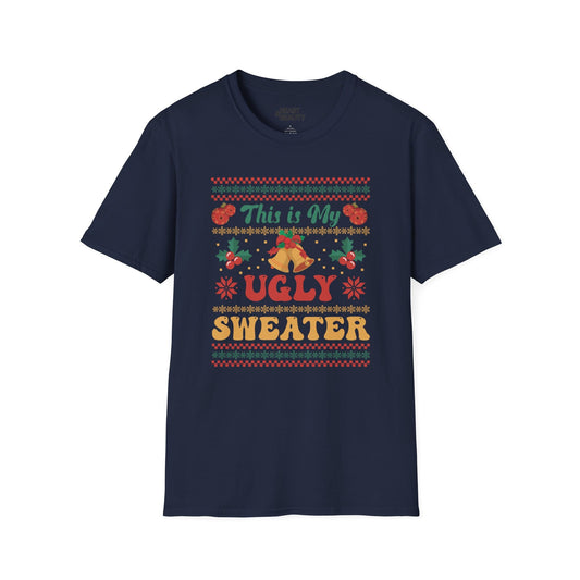 this is my ugly sweater christmas t-shirt navy t-shirt uk Christmas gift idea