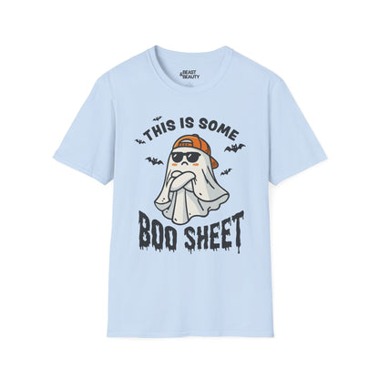 This Is Some Boo Sheet Funny Ghost Halloween T-Shirt Light Blue / S gift_idea unique_gift personalised_gift