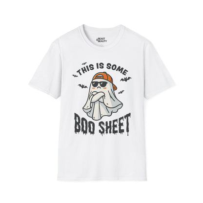 This Is Some Boo Sheet Funny Ghost Halloween T-Shirt White / S gift_idea unique_gift personalised_gift