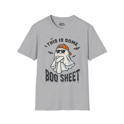 This Is Some Boo Sheet Funny Ghost Halloween T-Shirt Sport Grey / S gift_idea unique_gift personalised_gift