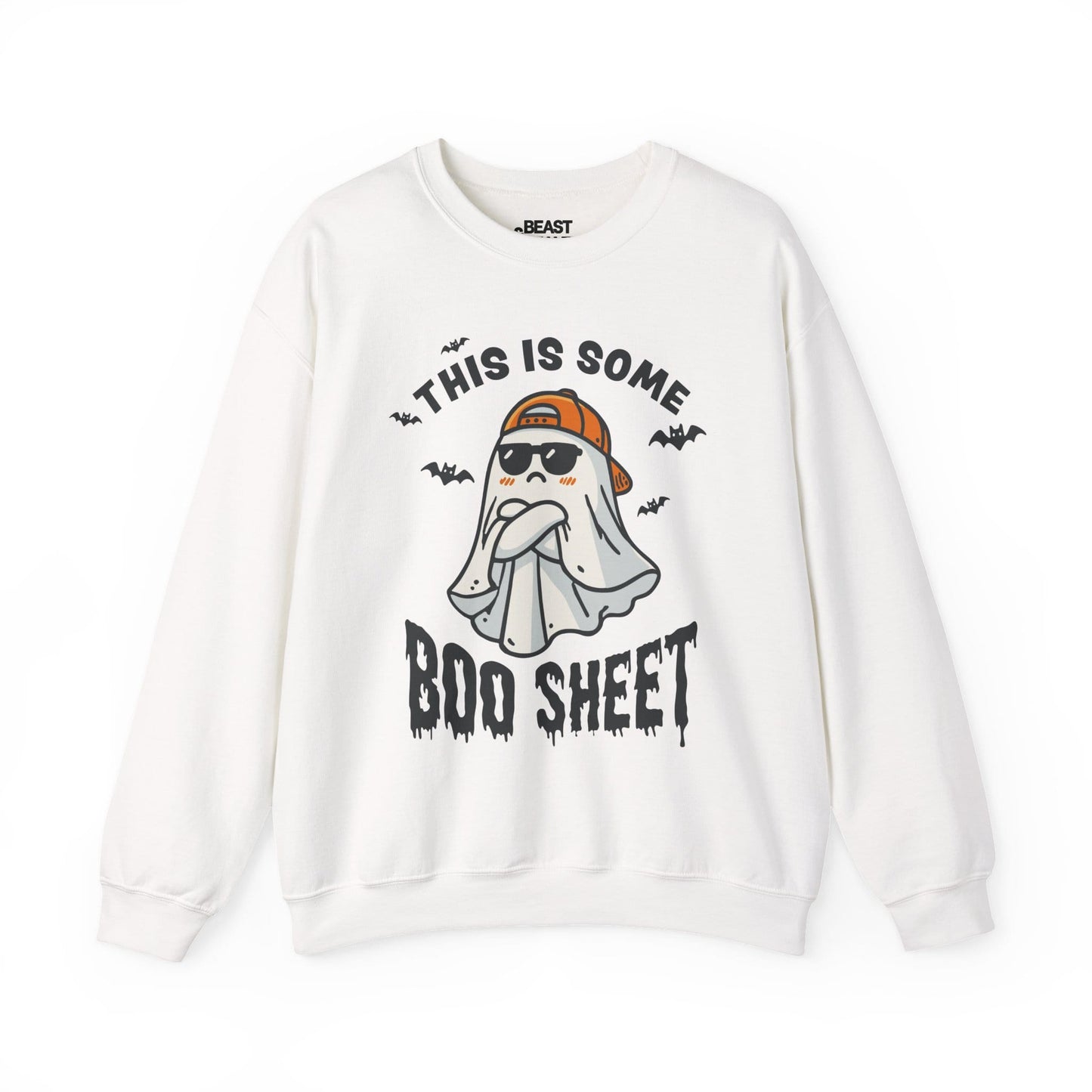This Is Some Boo Sheet Funny Halloween Sweatshirt White / S gift_idea unique_gift personalised_gift