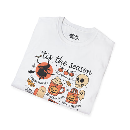 'Tis The Season Cute Halloween Collage T-Shirt gift_idea unique_gift personalised_gift