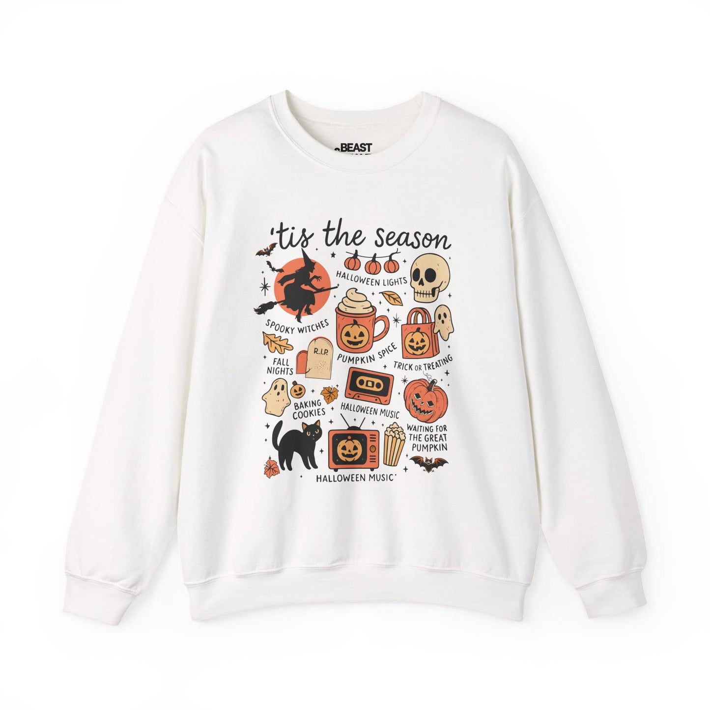 ’Tis The Season Halloween Sweatshirt White / S gift_idea unique_gift personalised_gift