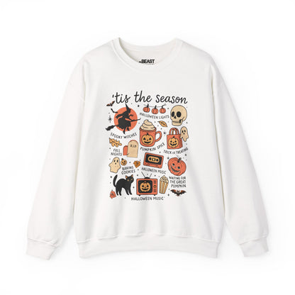 ’Tis The Season Halloween Sweatshirt White / S gift_idea unique_gift personalised_gift
