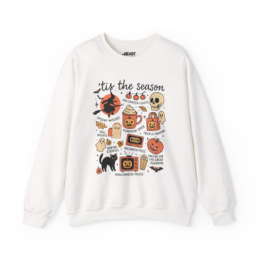 ’Tis The Season Halloween Sweatshirt White / S gift_idea unique_gift personalised_gift