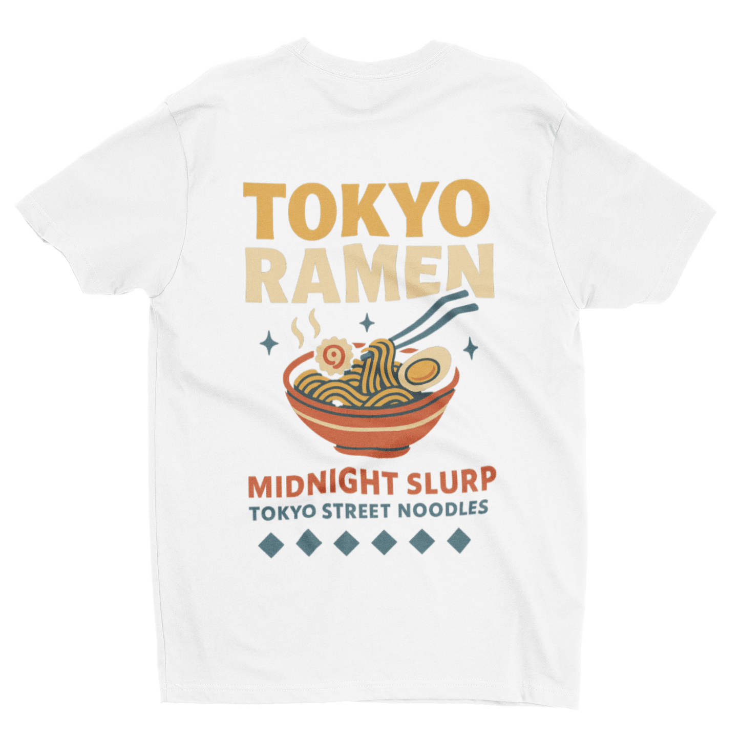 Tokyo Ramen T-Shirt – Midnight Slurp Street Food Tee gift_idea unique_gift personalised_gift