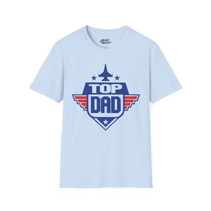 top dad t-shirt light blue t-shirt uk Father's Day gift idea