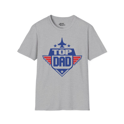 top dad t-shirt sport grey t-shirt uk Father's Day gift idea