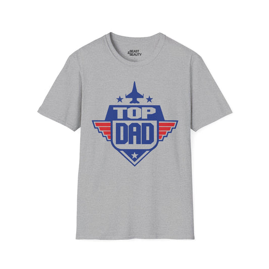 top dad t-shirt sport grey t-shirt uk Father's Day gift idea