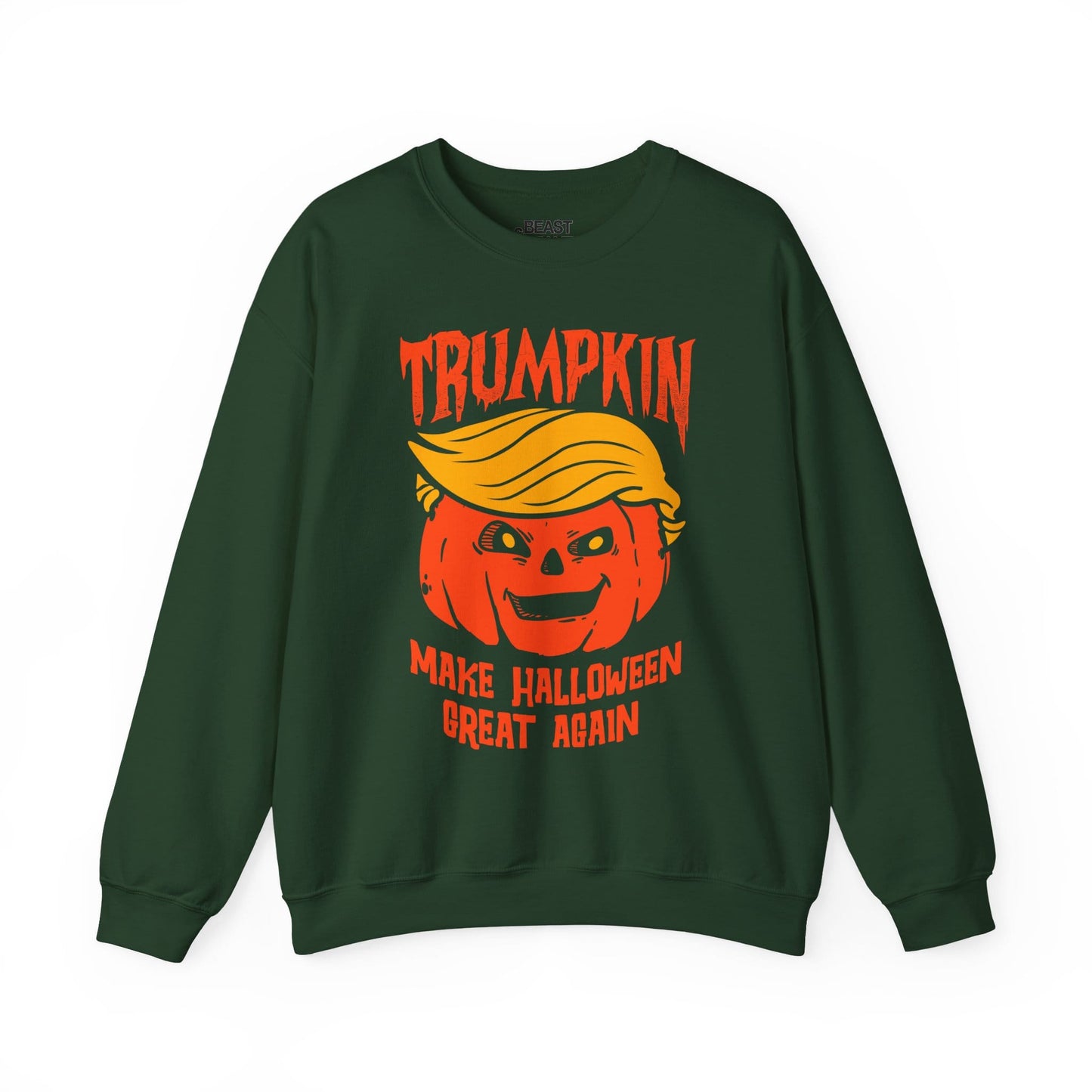 Trumpkin Make Halloween Great Again Sweatshirt Forest Green / S gift_idea unique_gift personalised_gift