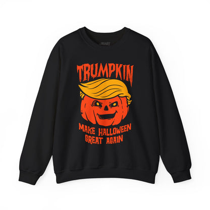 Trumpkin Make Halloween Great Again Sweatshirt Black / S gift_idea unique_gift personalised_gift