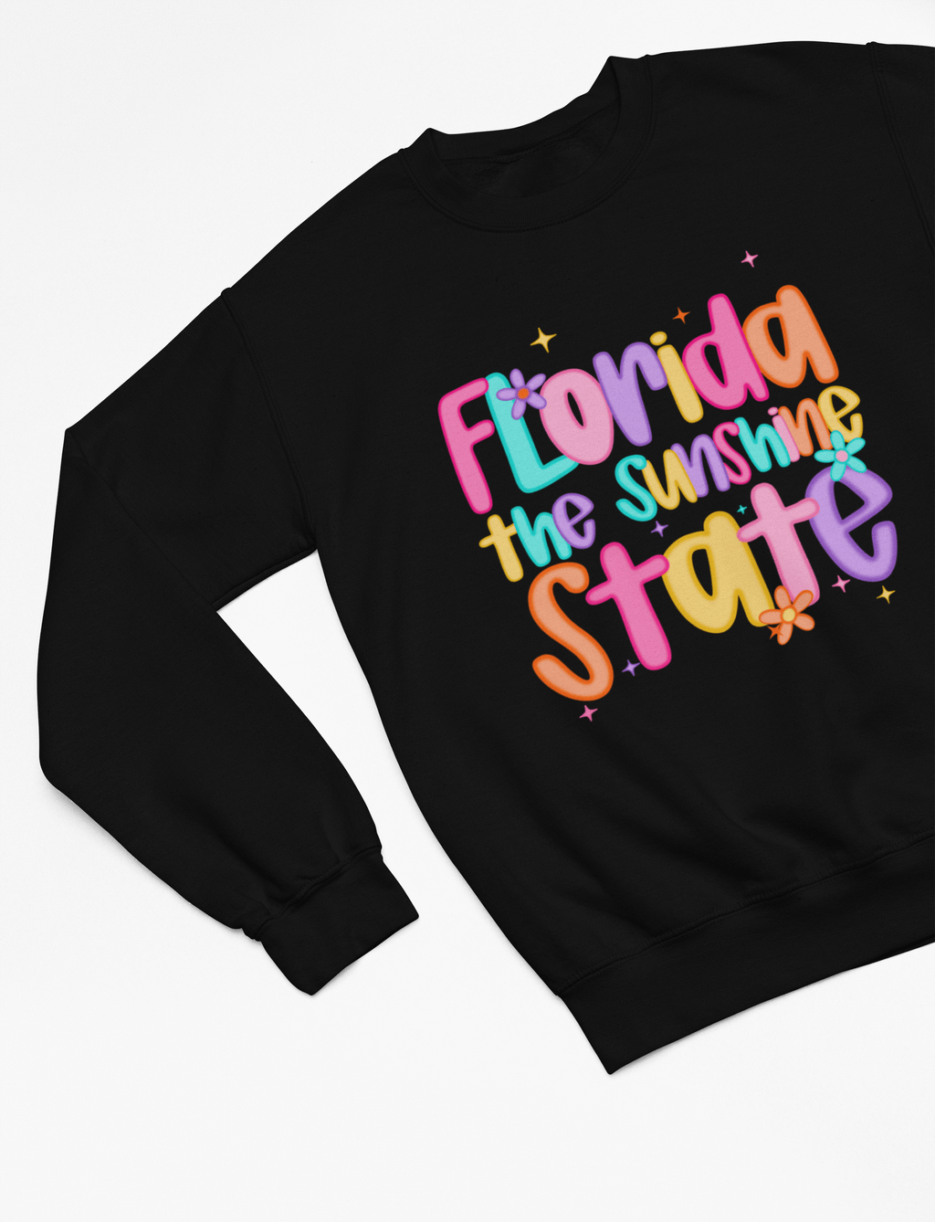 My Store Vacay Sweatshirt Sweatshirt / small / Black Florida Sunshine State Retro T-Shirt & Sweatshirt – Bold Summer Design