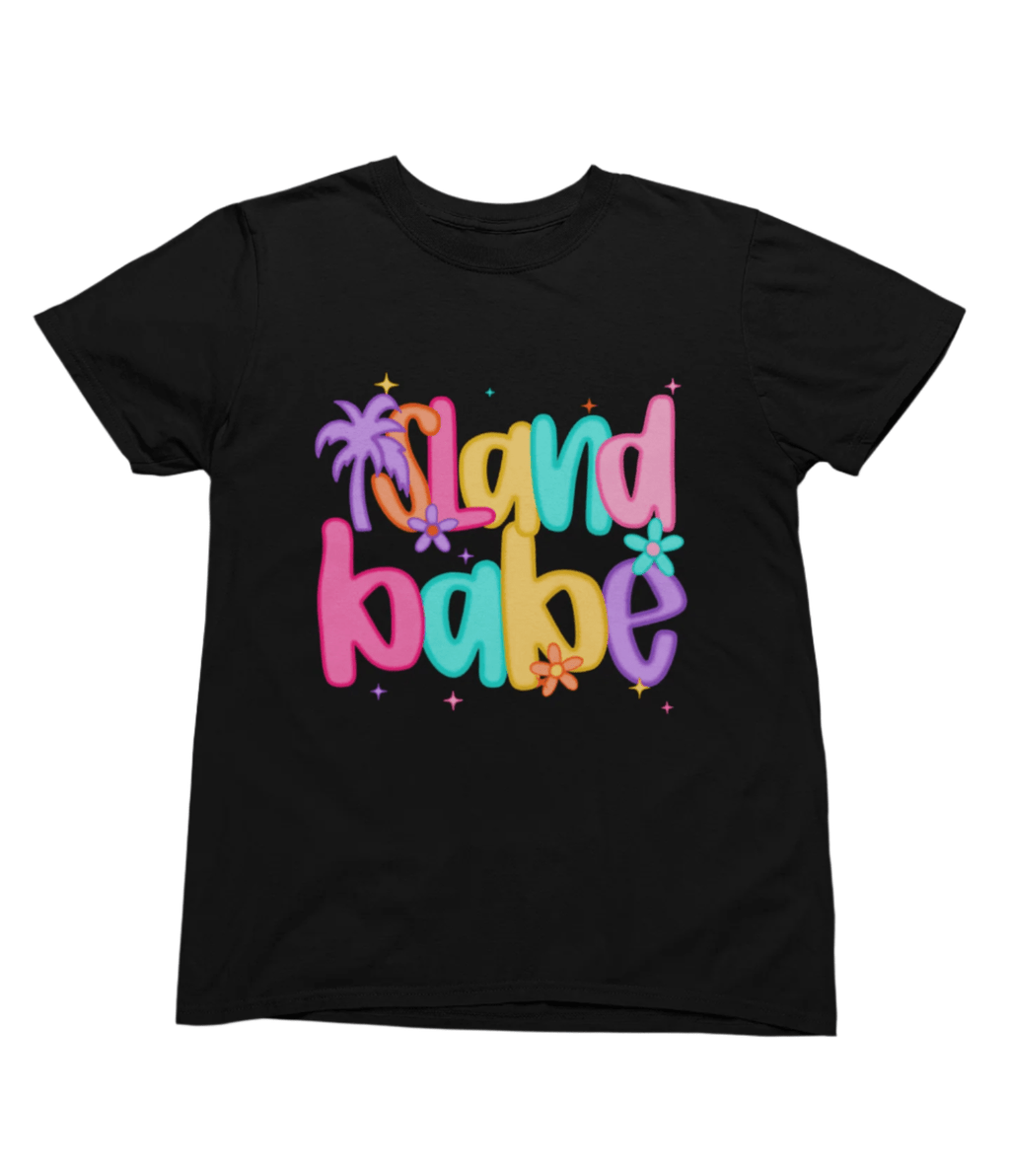 My Store Vacay Sweatshirt T-Shirt / small / Black Island Babe Summer T-Shirt & Sweatshirt – Retro Tropical Vibes