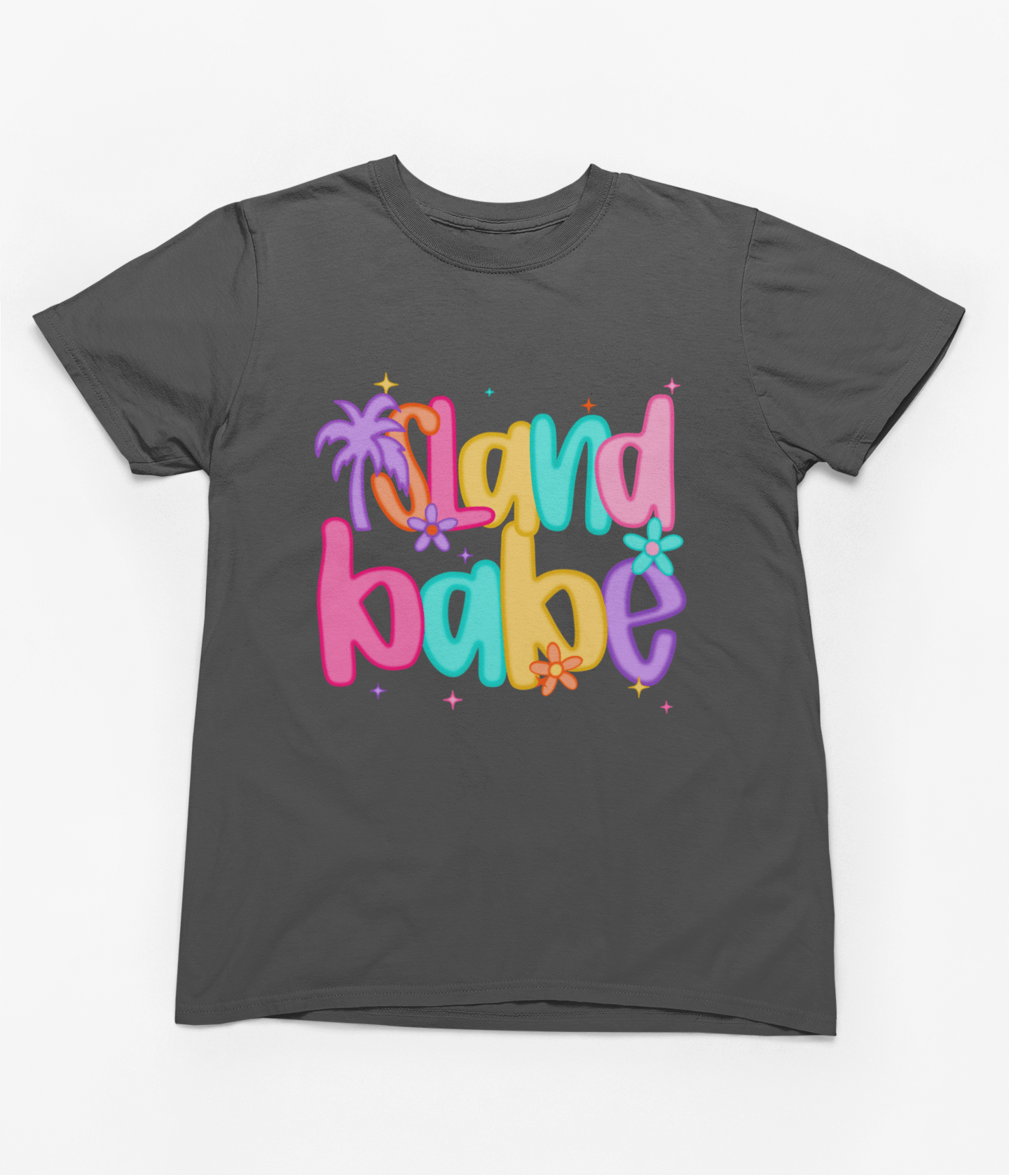 My Store Vacay Sweatshirt T-Shirt / small / Gray Island Babe Summer T-Shirt & Sweatshirt – Retro Tropical Vibes