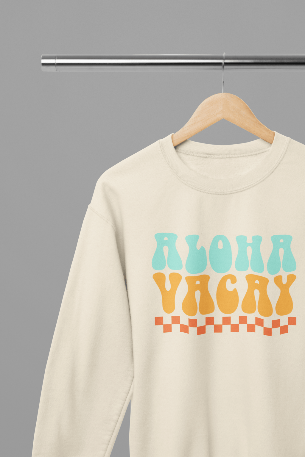 My Store Vacay Sweatshirt Sweatshirt / small / Sand Retro Aloha Vacay Summer T-Shirt/Sweatshirt