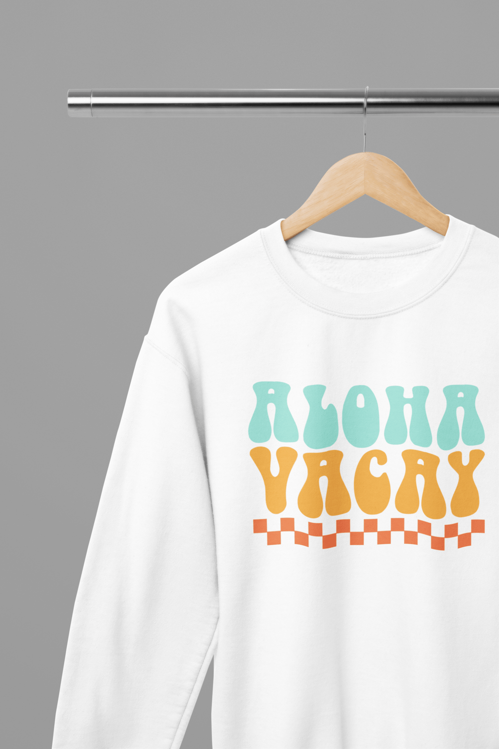 My Store Vacay Sweatshirt Sweatshirt / small / White Retro Aloha Vacay Summer T-Shirt/Sweatshirt