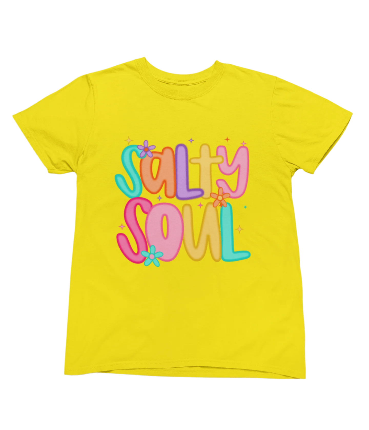My Store Vacay Sweatshirt T-Shirt / small / Yellow Salty Soul Retro Summer T-Shirt or Sweatshirt – Bold Beach Vibes