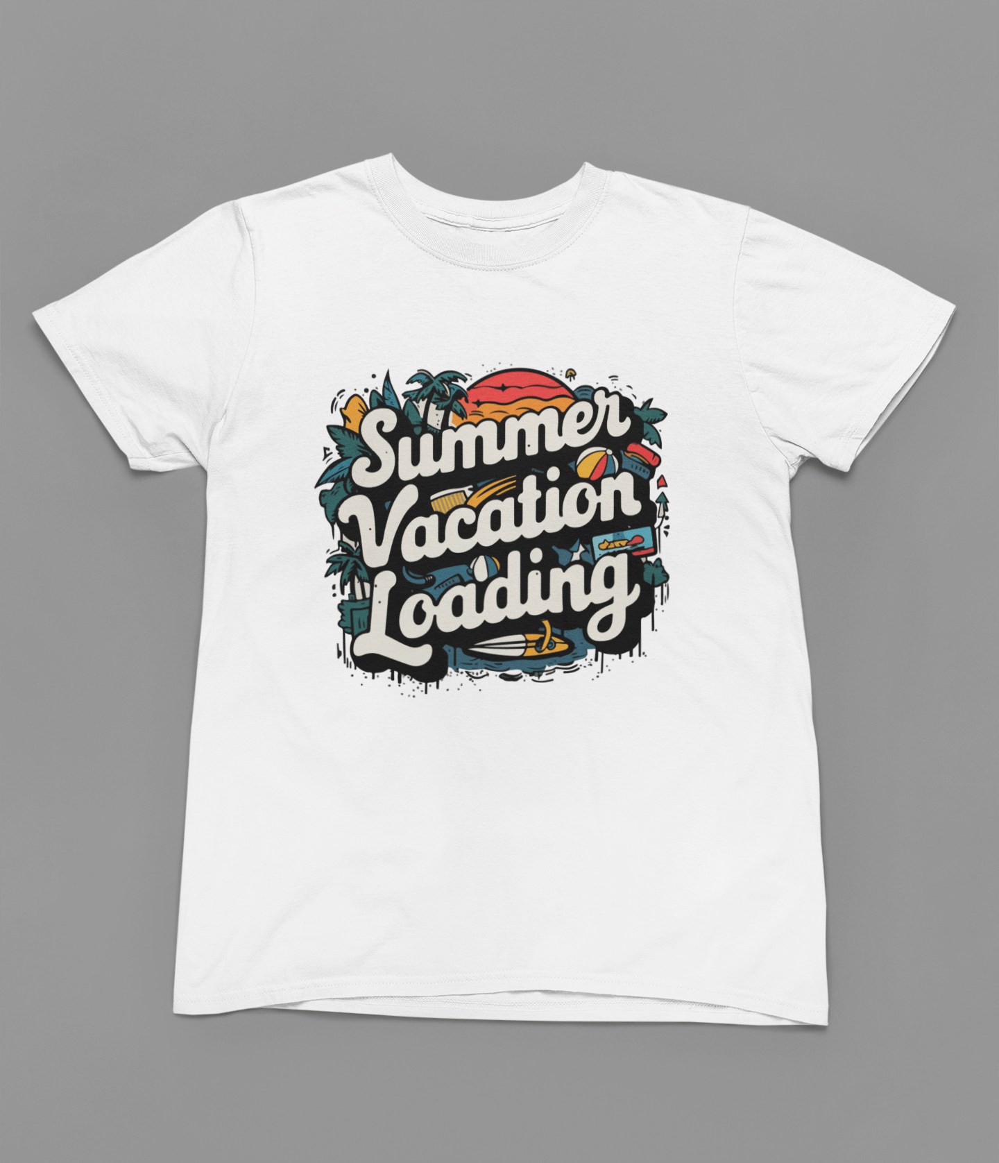 My Store Vacay Sweatshirt T-Shirt / small / White Summer Vacay Loading Summer T-Shirt/Sweatshirt