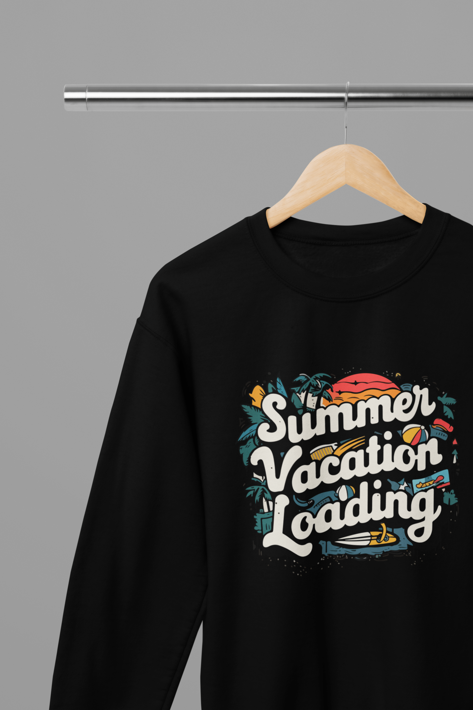 My Store Vacay Sweatshirt Sweatshirt / small / Black Summer Vacay Loading Summer T-Shirt/Sweatshirt