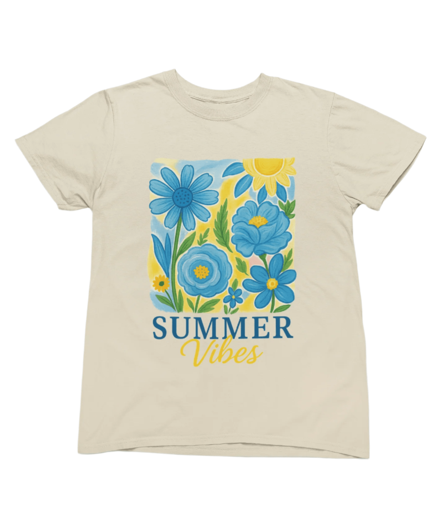 My Store Vacay Sweatshirt T-Shirt / small / Beige Summer Vibes Retro Floral T-Shirt or Sweatshirt