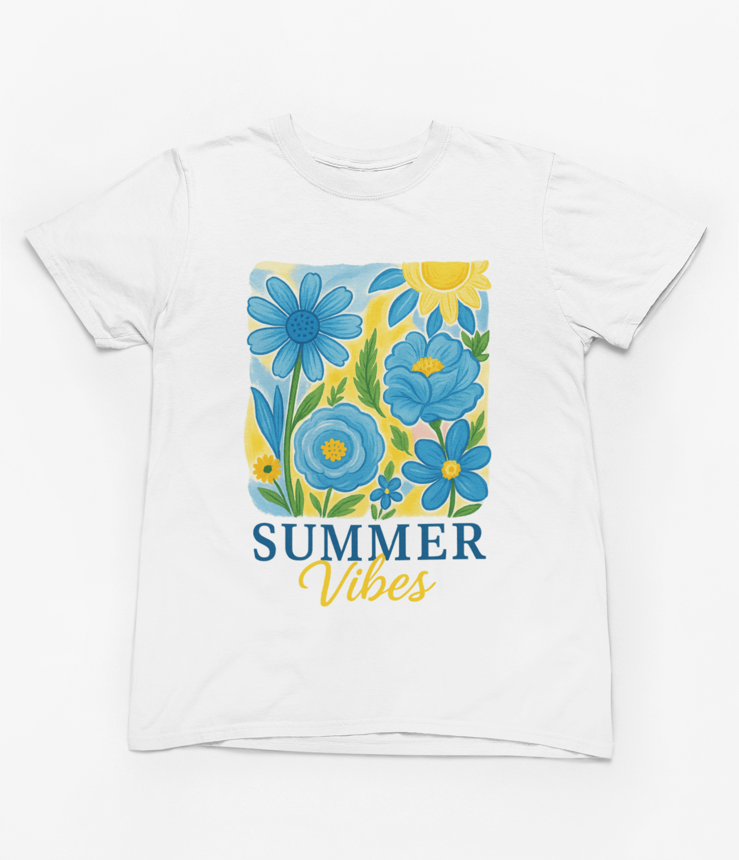 My Store Vacay Sweatshirt T-Shirt / small / White Summer Vibes Retro Floral T-Shirt or Sweatshirt