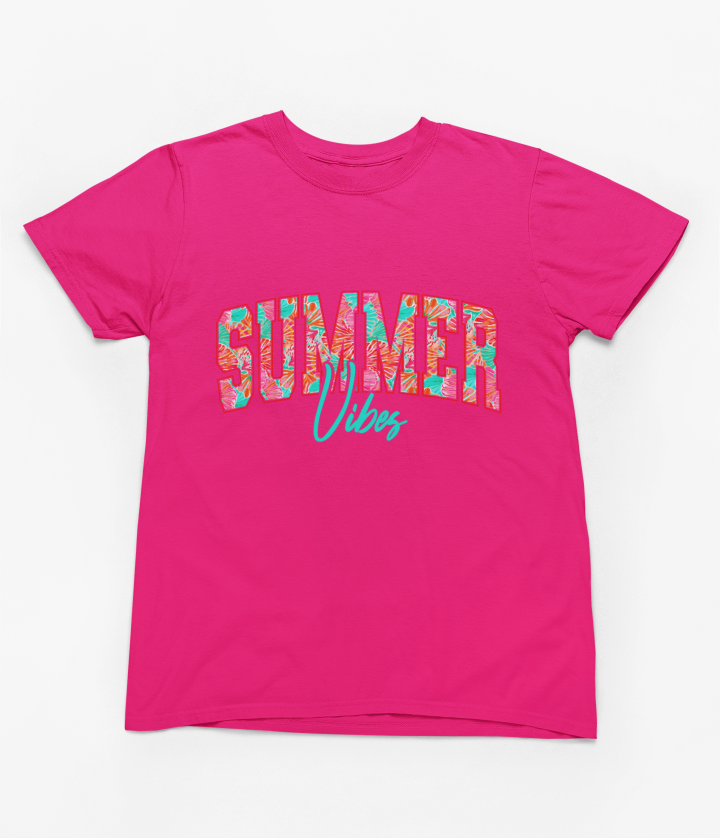 My Store Vacay Sweatshirt T-Shirt / small / Pink Summer Vibes Tropical Graphic Tee & Sweatshirt – Retro Island Style