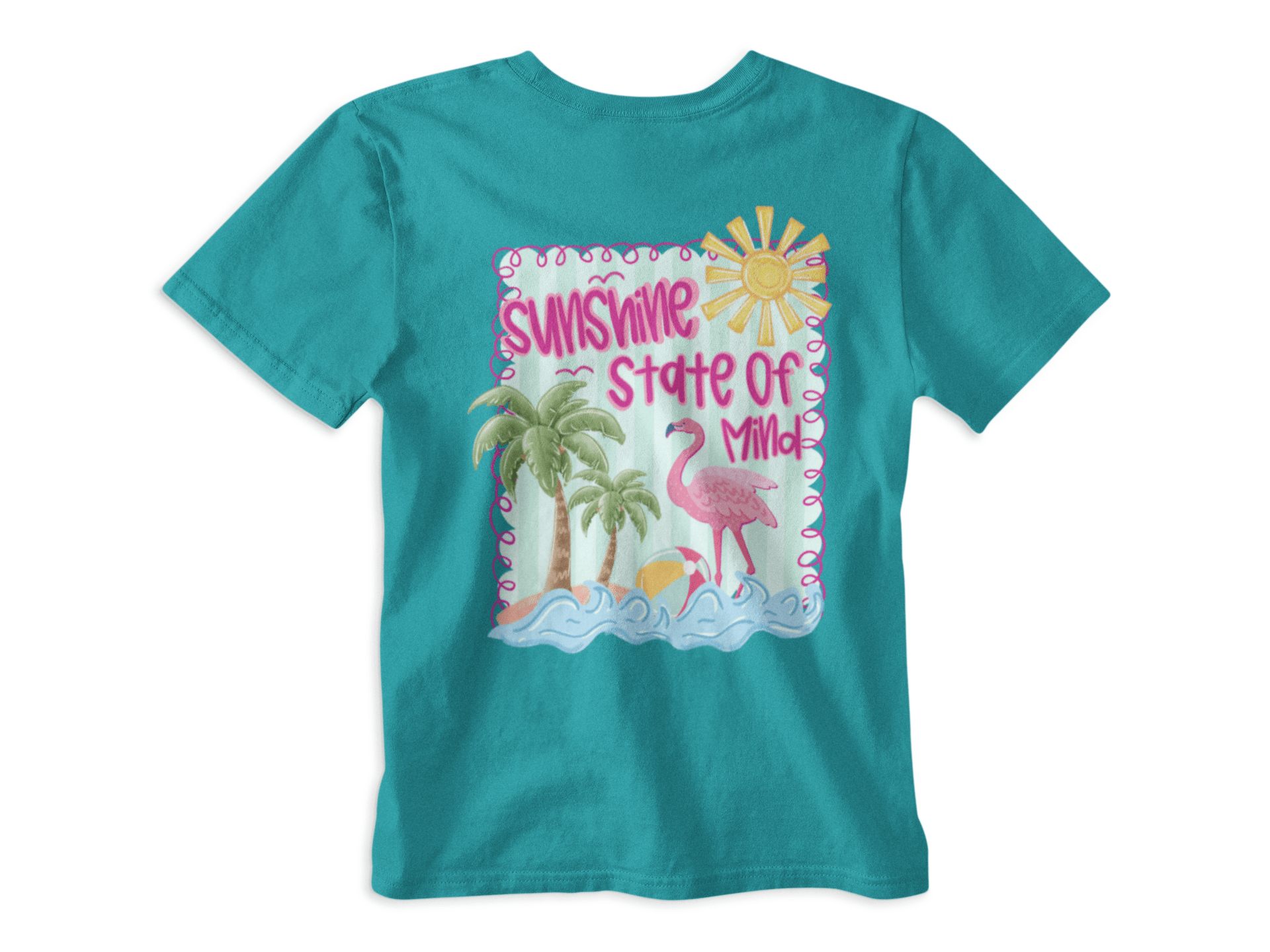 My Store Vacay Sweatshirt Sunshine State of Mind Flamingo T-Shirt – Summer Tee