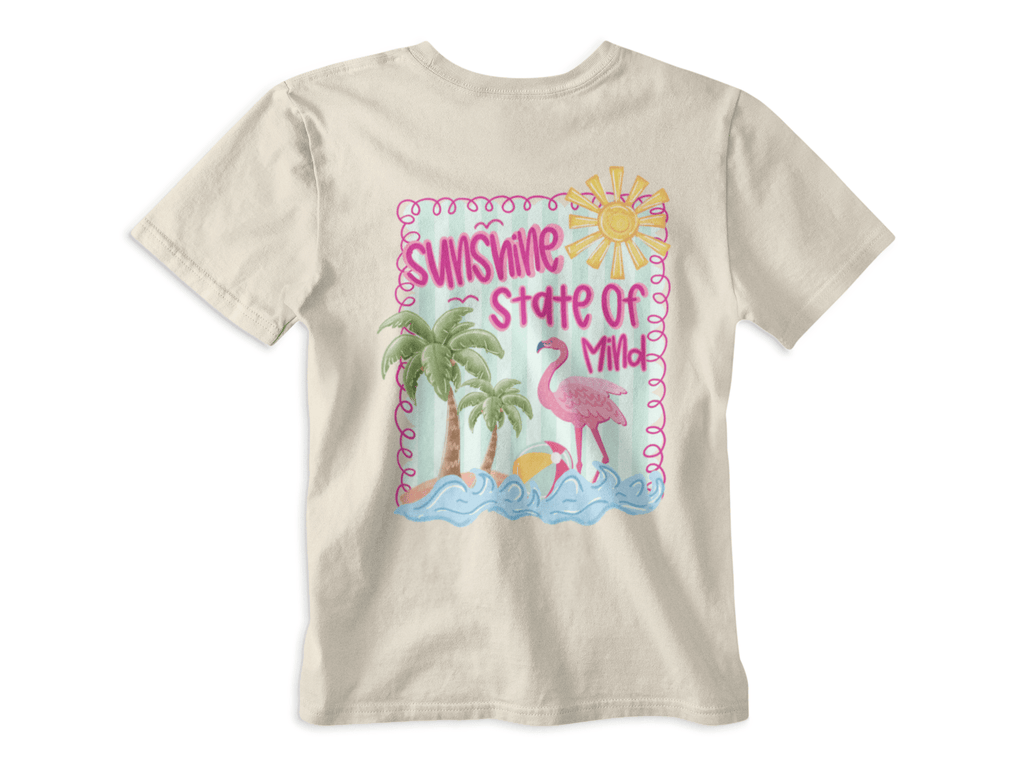 My Store Vacay Sweatshirt Sunshine State of Mind Flamingo T-Shirt – Summer Tee