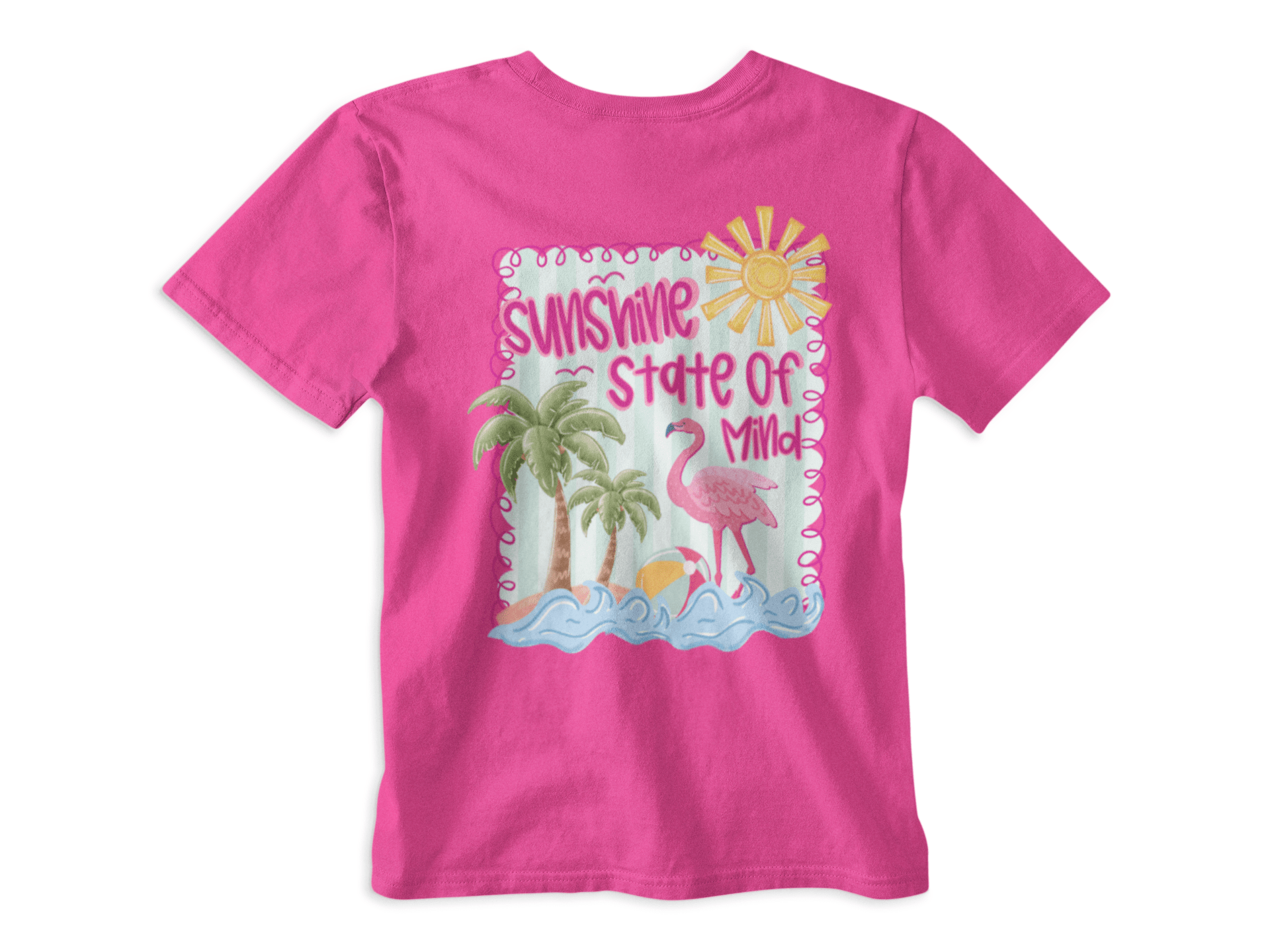 My Store Vacay Sweatshirt Sunshine State of Mind Flamingo T-Shirt – Summer Tee