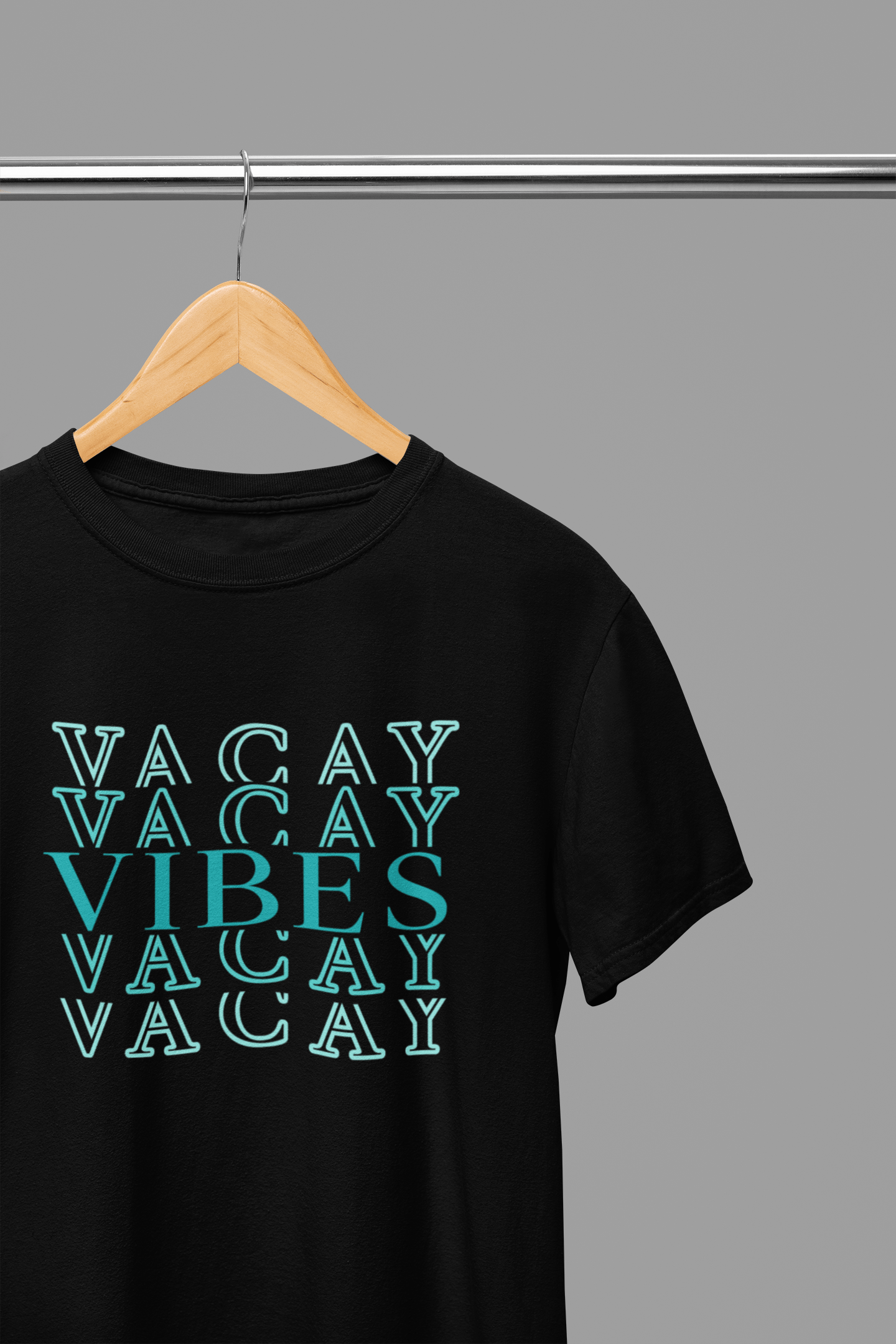 My Store Vacay Sweatshirt T-Shirt / small / Black Vacay Vibes Stacked Summer T-Shirt/Sweatshirt
