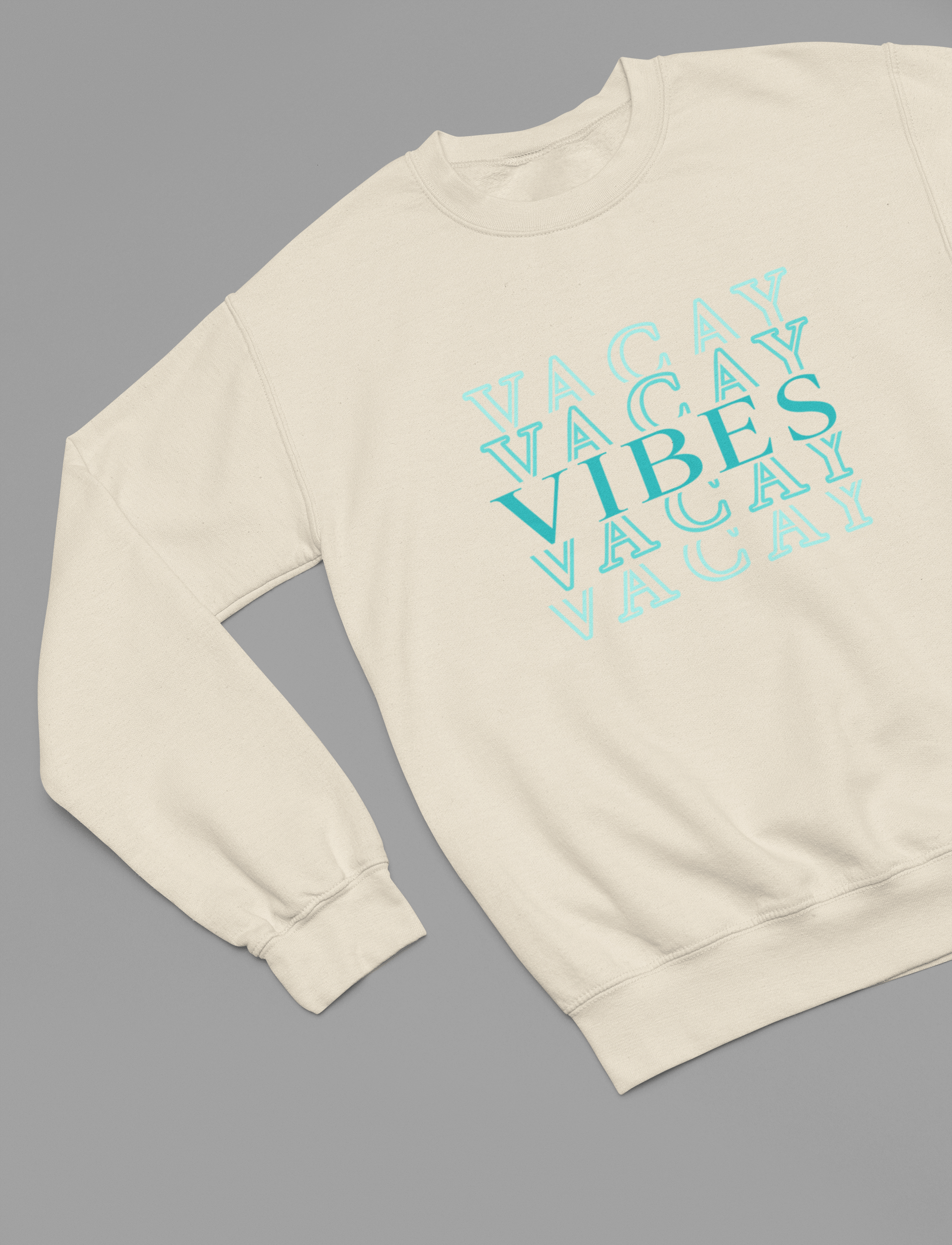 My Store Vacay Sweatshirt Vacay Vibes Stacked Summer T-Shirt/Sweatshirt