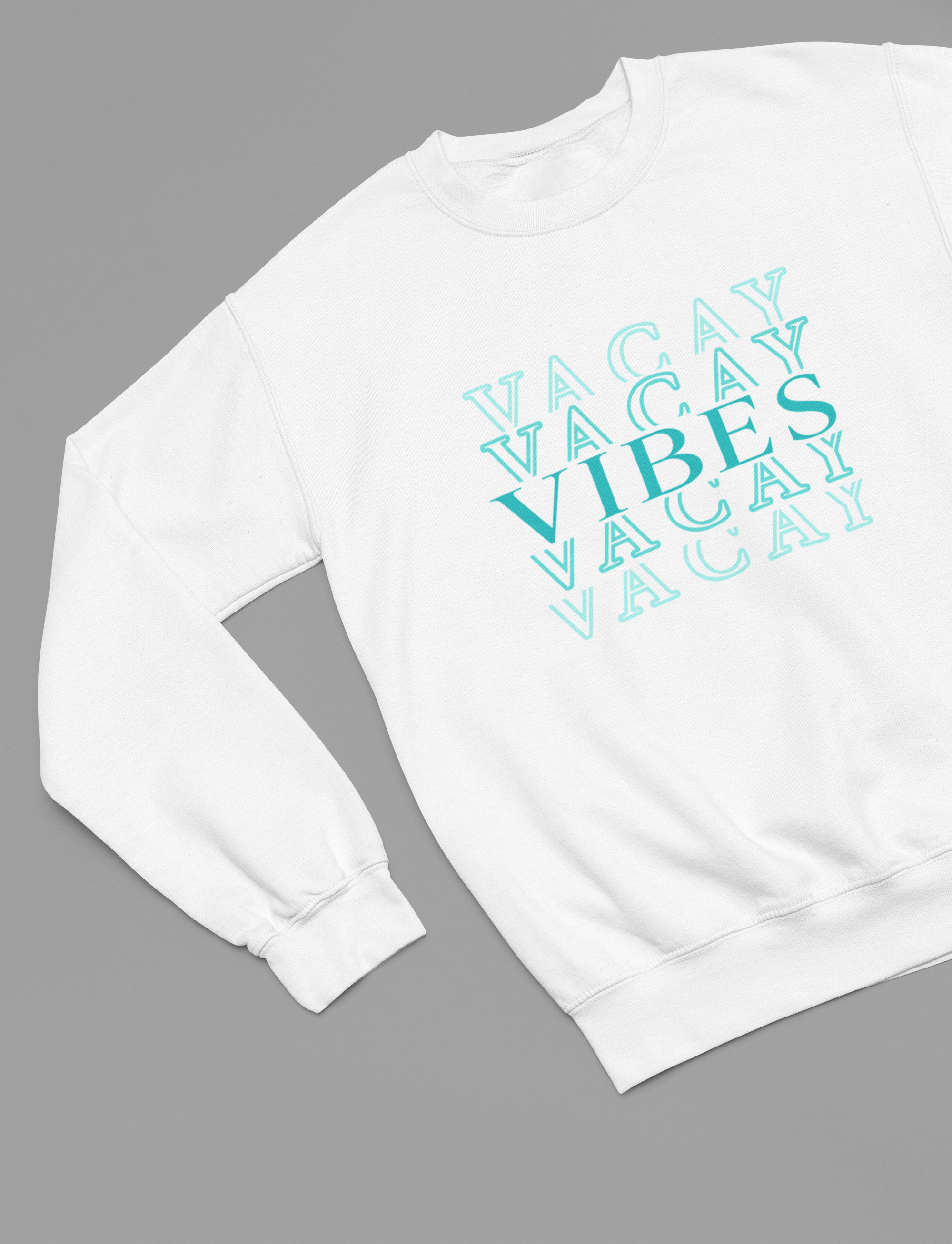 My Store Vacay Sweatshirt Vacay Vibes Stacked Summer T-Shirt/Sweatshirt