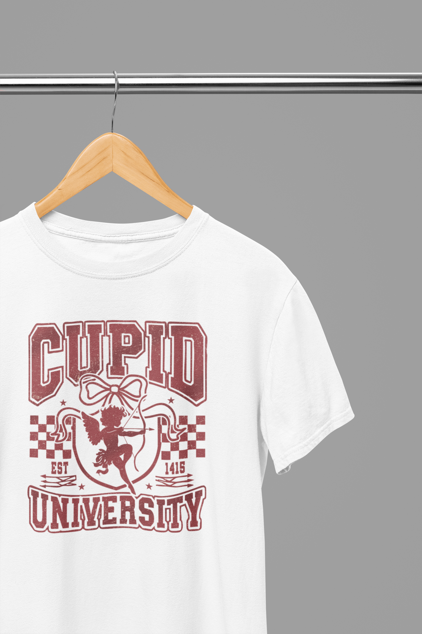My Store Valentine's Day T-Shirt Small / White / T-Shirt Valentine's Day - Cupid University T-Shirt/Sweatshirt