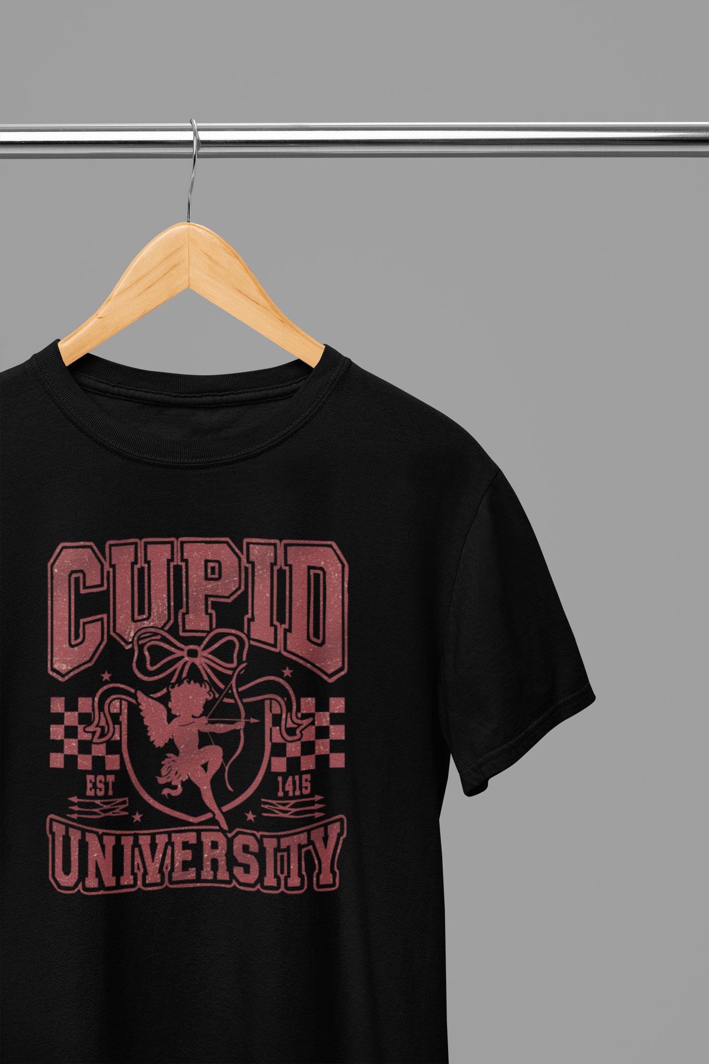 My Store Valentine's Day T-Shirt Small / Black / T-Shirt Valentine's Day - Cupid University T-Shirt/Sweatshirt