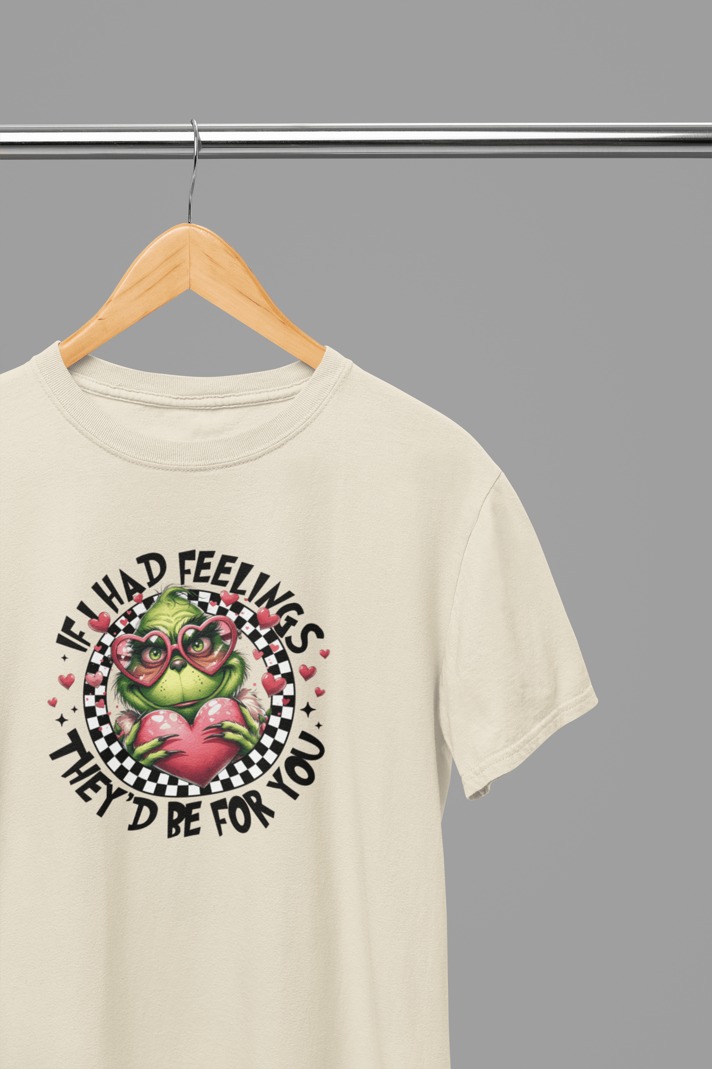 My Store Valentine's Day T-Shirt Small / Sand / T-Shirt Valentine's Day - If I Had Feelings They'd Be For You T-Shirt/Sweatshirt