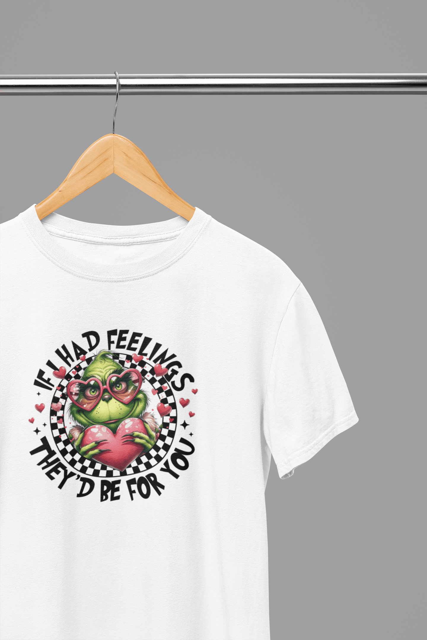 My Store Valentine's Day T-Shirt Small / White / T-Shirt Valentine's Day - If I Had Feelings They'd Be For You T-Shirt/Sweatshirt