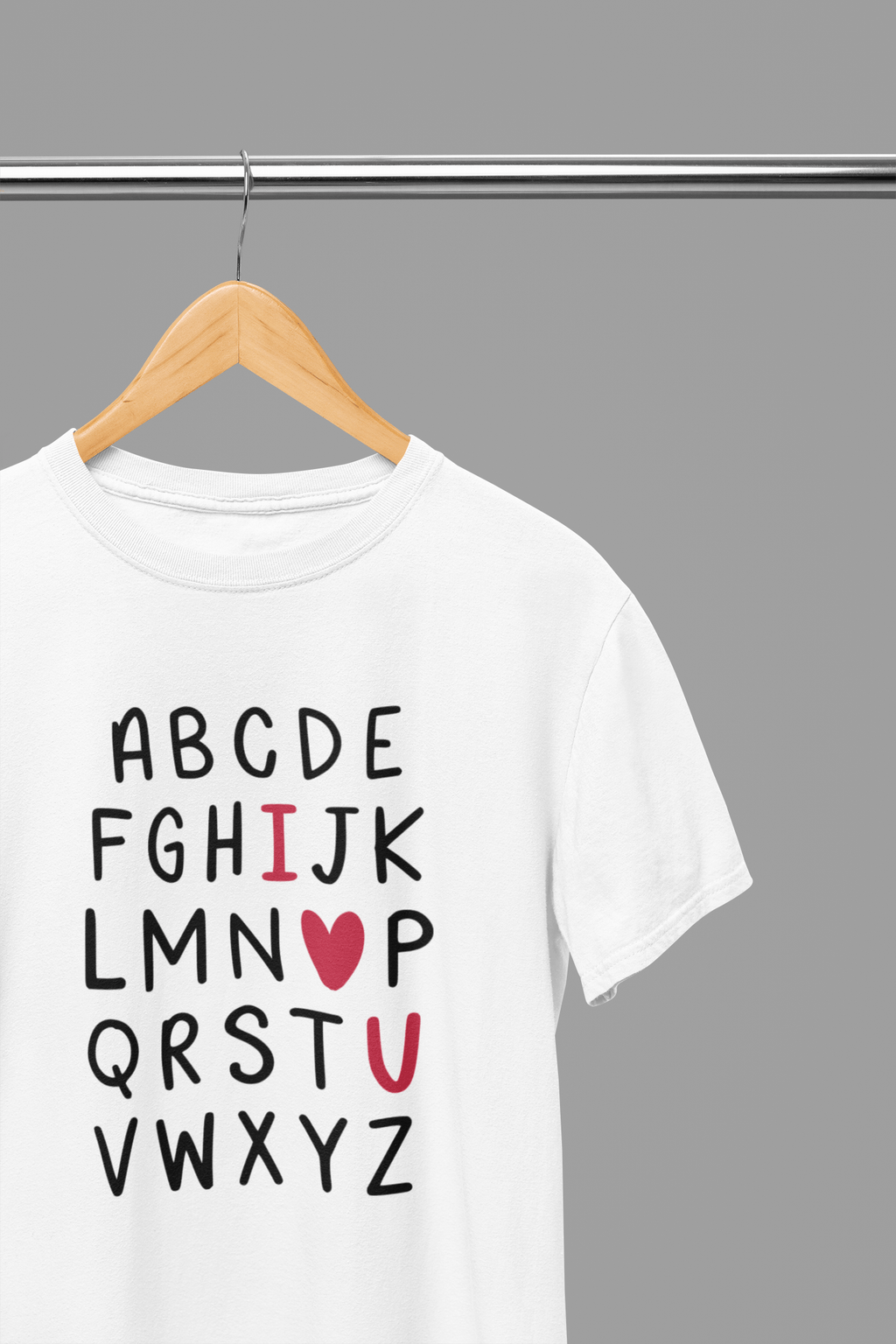 My Store Valentine's Day T-Shirt Small / White / T-Shirt Valentine's Day - Valentine Alphabet T-Shirt/Sweatshirt