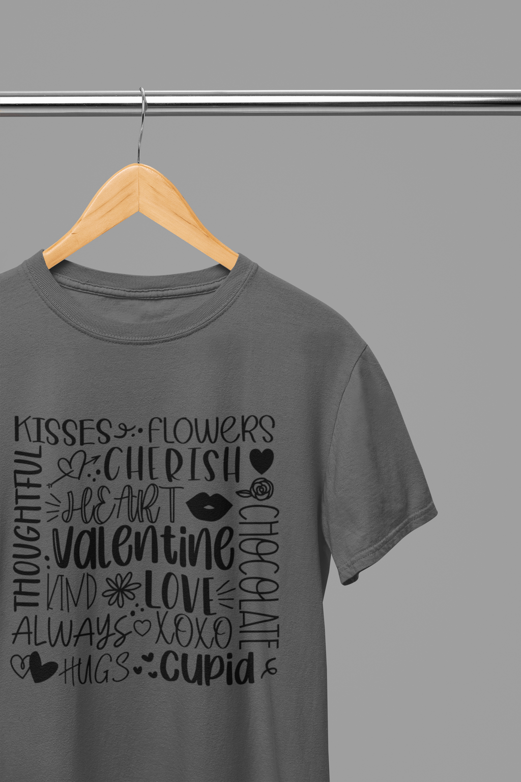 My Store Valentine's Day T-Shirt Small / Grey / T-Shirt Valentine's Day - Valentine Collage T-Shirt/Sweatshirt
