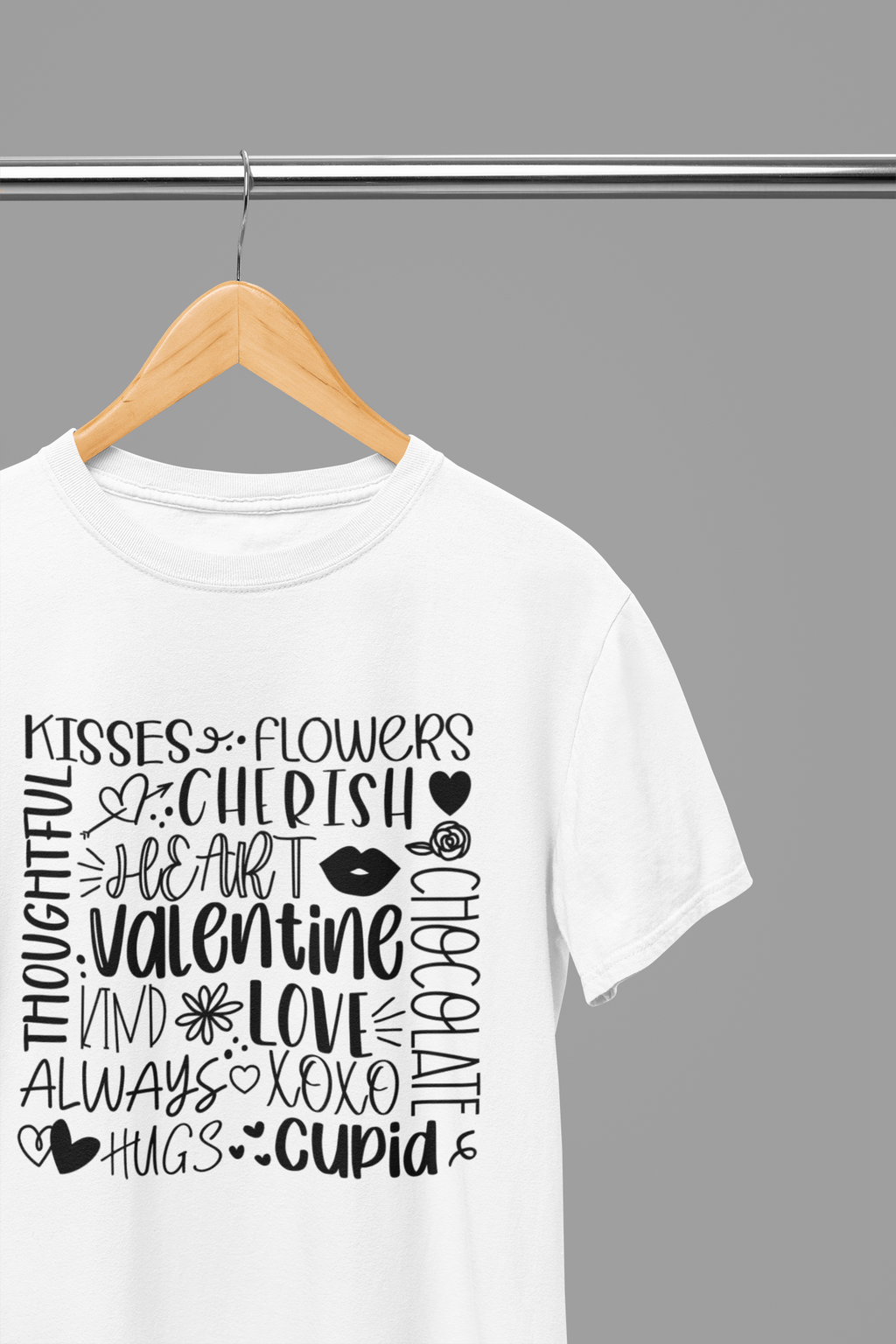 My Store Valentine's Day T-Shirt Small / White / T-Shirt Valentine's Day - Valentine Collage T-Shirt/Sweatshirt