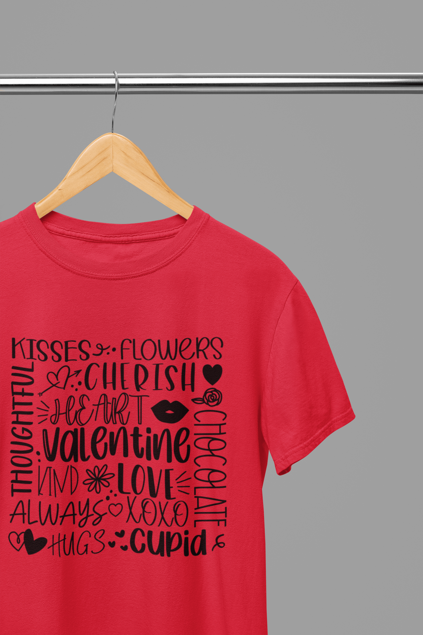 My Store Valentine's Day T-Shirt Small / Red / T-Shirt Valentine's Day - Valentine Collage T-Shirt/Sweatshirt