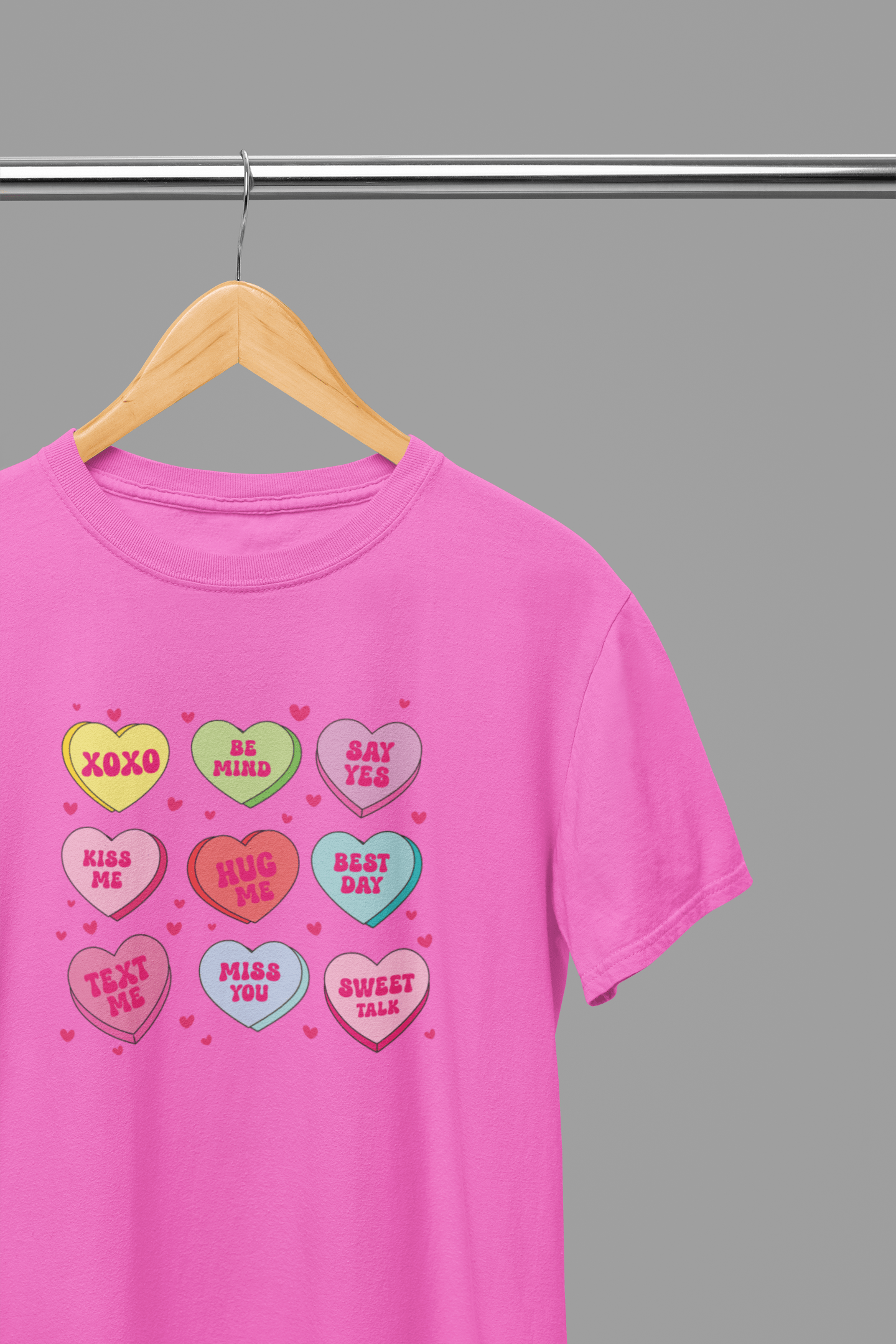 My Store Valentine's Day T-Shirt Small / Pink / T-Shirt Valentine's Day - Valentine's Conversation T-Shirt/Sweatshirt