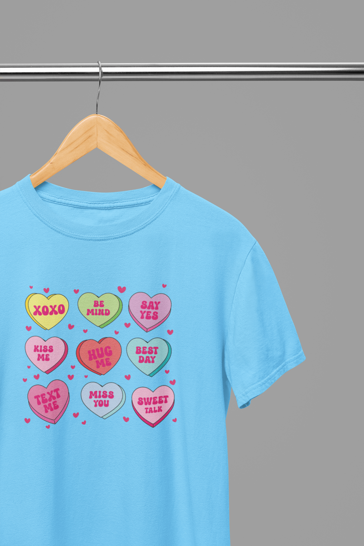 My Store Valentine's Day T-Shirt Small / Blue / T-Shirt Valentine's Day - Valentine's Conversation T-Shirt/Sweatshirt