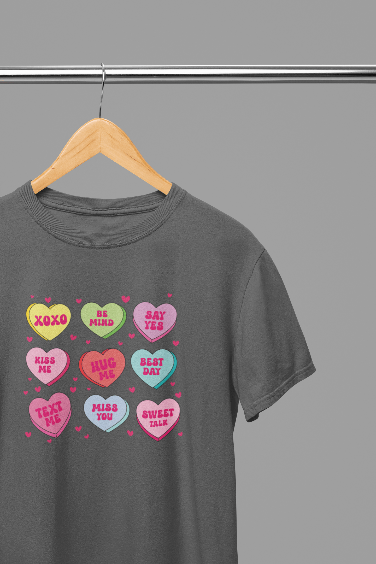 My Store Valentine's Day T-Shirt Small / Grey / T-Shirt Valentine's Day - Valentine's Conversation T-Shirt/Sweatshirt