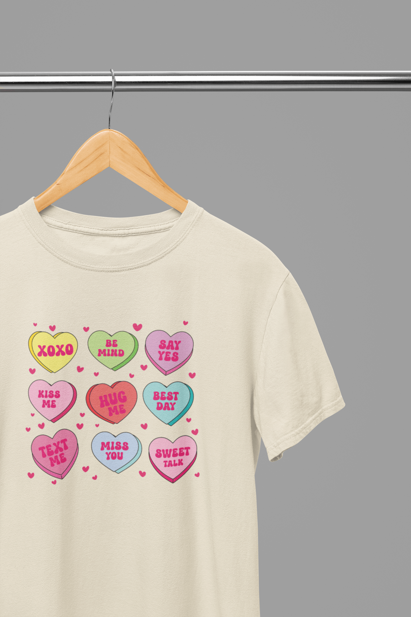 My Store Valentine's Day T-Shirt Small / Sand / T-Shirt Valentine's Day - Valentine's Conversation T-Shirt/Sweatshirt