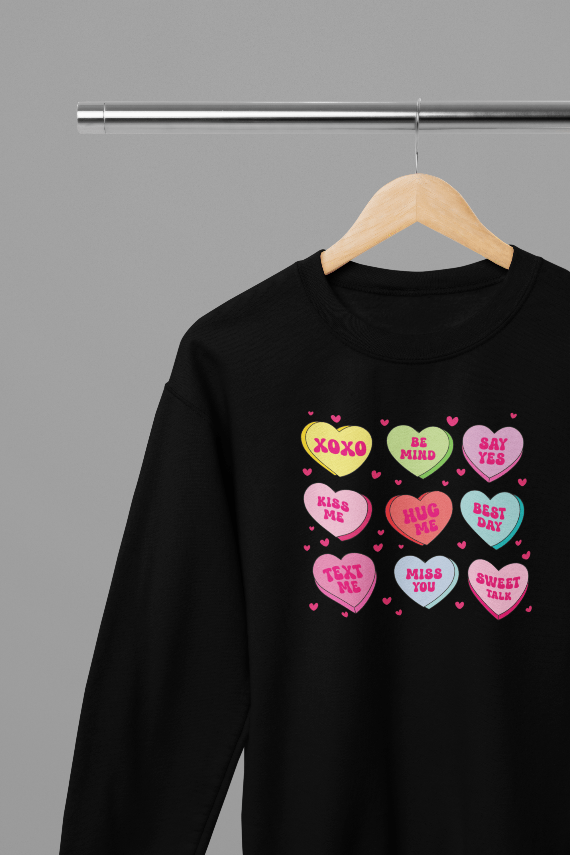 My Store Valentine's Day T-Shirt Small / Black / Sweatshirt Valentine's Day - Valentine's Conversation T-Shirt/Sweatshirt