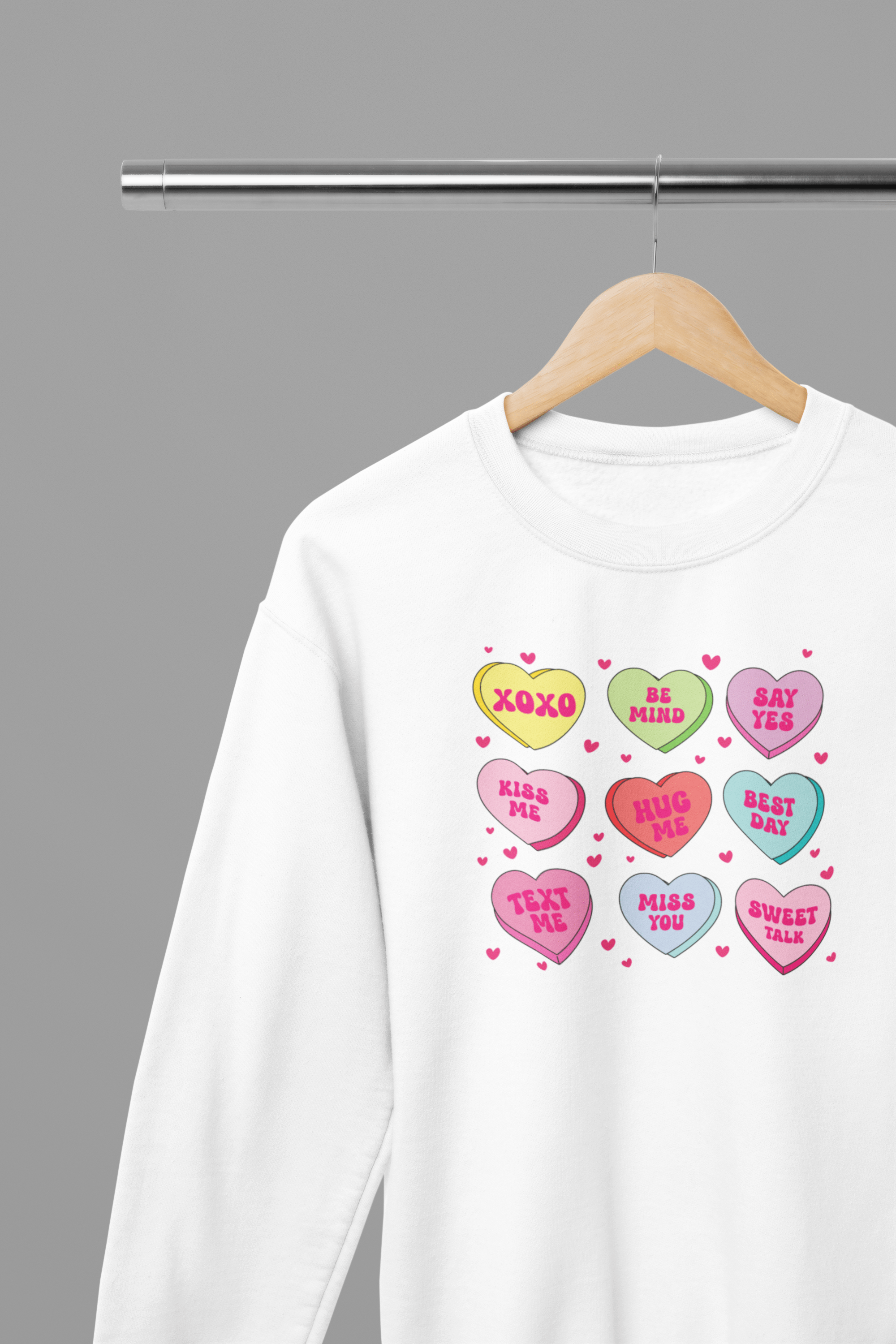 My Store Valentine's Day T-Shirt Small / White / Sweatshirt Valentine's Day - Valentine's Conversation T-Shirt/Sweatshirt