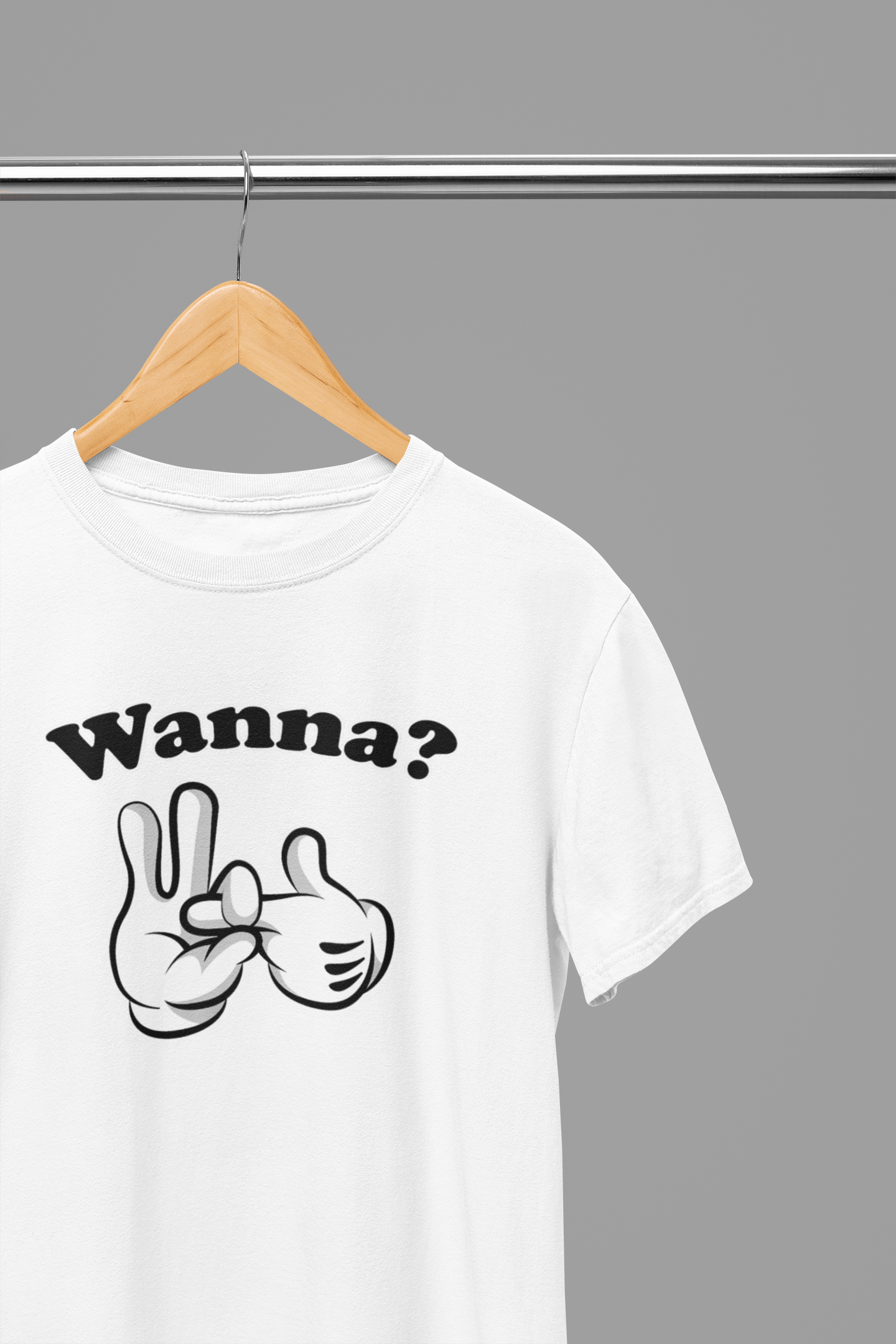 My Store Valentine's Day T-Shirt Small / White / T-Shirt Valentine's Day - Wanna? T-Shirt/Sweatshirt