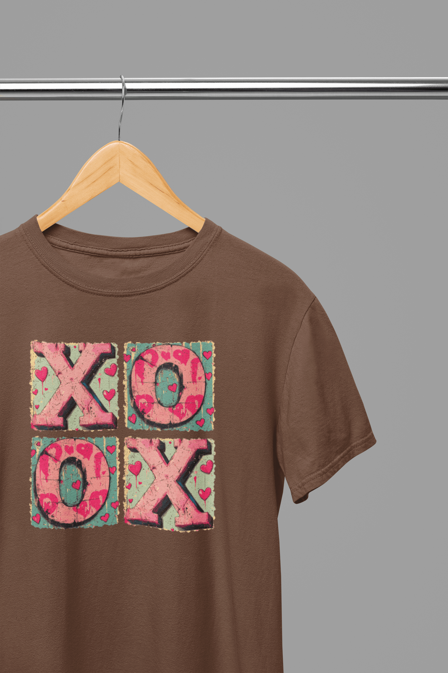 My Store Valentine's Day T-Shirt Small / Brown / T-Shirt Valentine's Day - xoxo T-Shirt/Sweatshirt